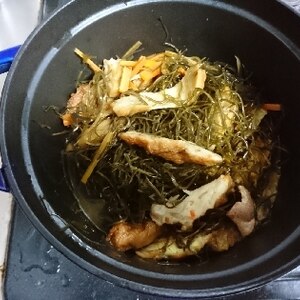 刻み昆布とさつま揚げの煮物♪